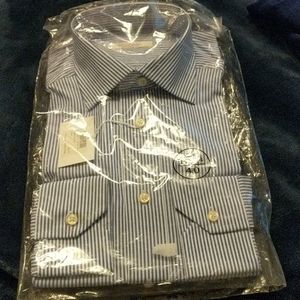 Men's striped dress shirt